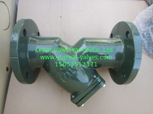ANSI y strainer flanged ends