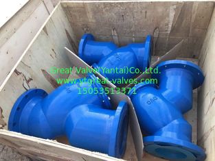 ANSI y strainer flanged ends