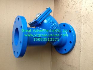 ANSI y strainer flanged ends
