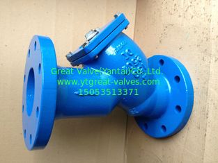 ANSI y strainer flanged ends