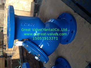 ANSI y strainer flanged ends