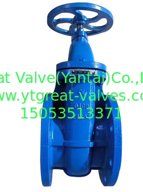 (DIN) Cast Iron Gate Valve Flanged Ends