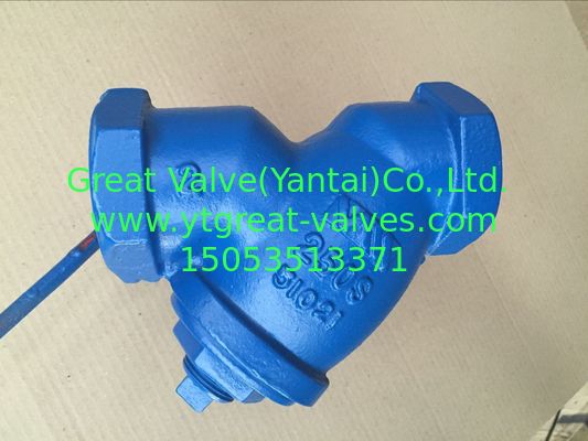 527-F ANSI NPT CAST IRON Y STRIANER THREADED ENDS