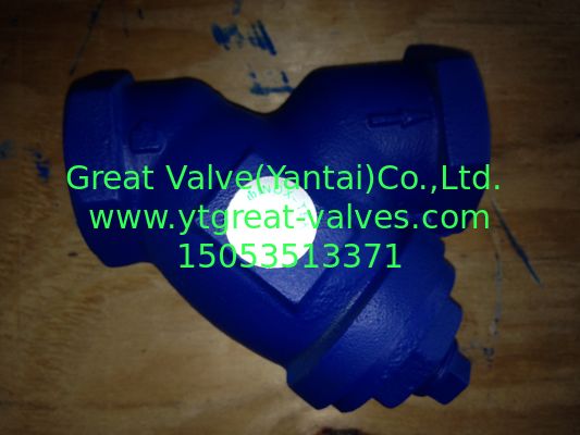 527-F ANSI NPT CAST IRON Y STRIANER THREADED ENDS