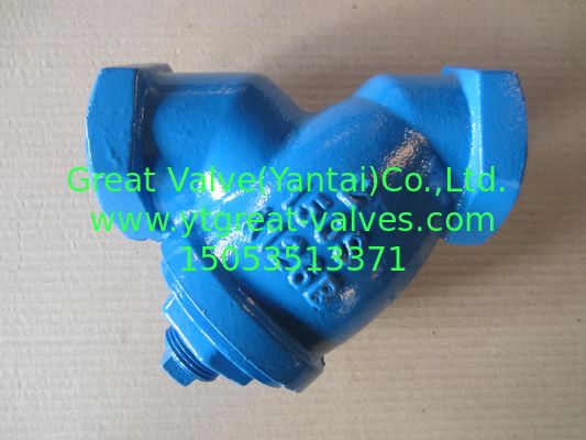 627-F BS CAST IRON Y STRIANER THREADED ENDS