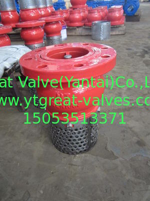 DIN foot valve
