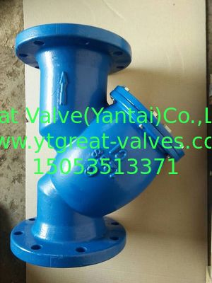 ANSI CAST IRON Y STRAINER FLANGED ENDS