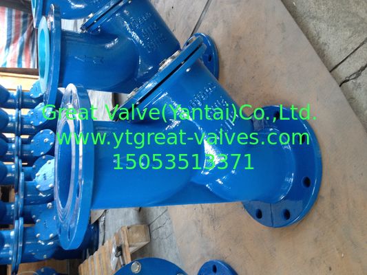 DIN Y strainer Flanged ends