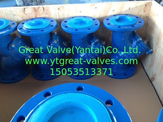 DIN Y strainer Flanged ends