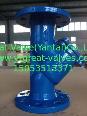 DIN Y strainer Flanged ends