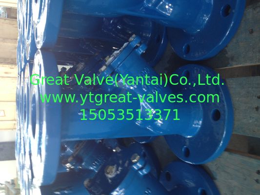 DIN Y strainer Flanged ends