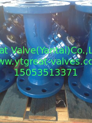 DIN Y strainer Flanged ends