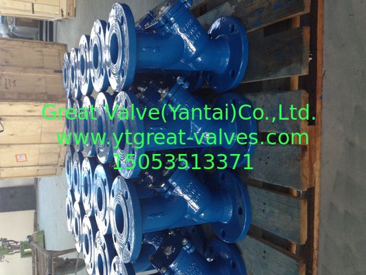 DIN Y strainer Flanged ends