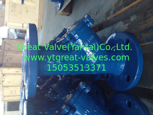 DIN Y strainer Flanged ends