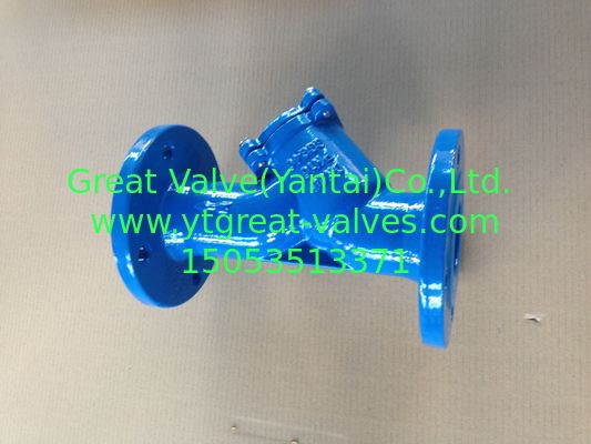 DIN Y strainer Flanged ends