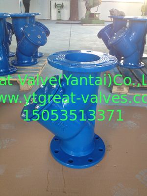 DIN Y strainer Flanged ends