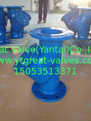 DIN Y strainer Flanged ends