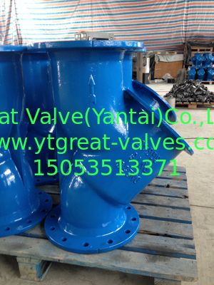 DIN Y strainer Flanged ends