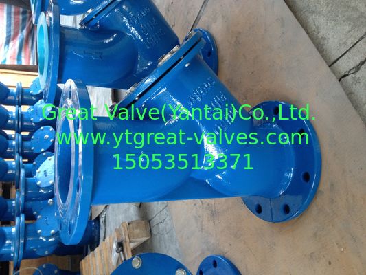 DIN Y strainer Flanged ends