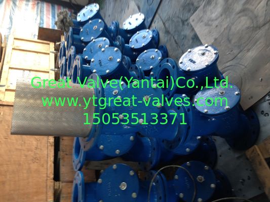 DIN Y strainer Flanged ends