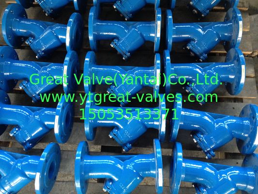 DIN Y strainer Flanged ends