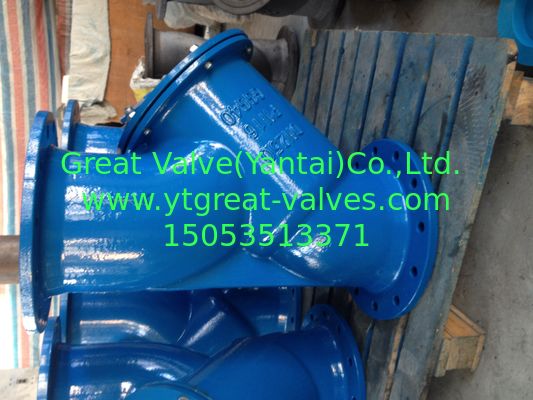 DIN Y strainer Flanged ends