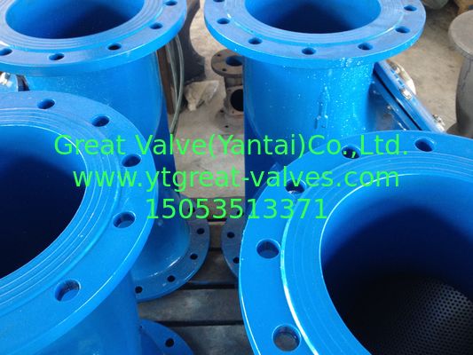 DIN Y strainer Flanged ends