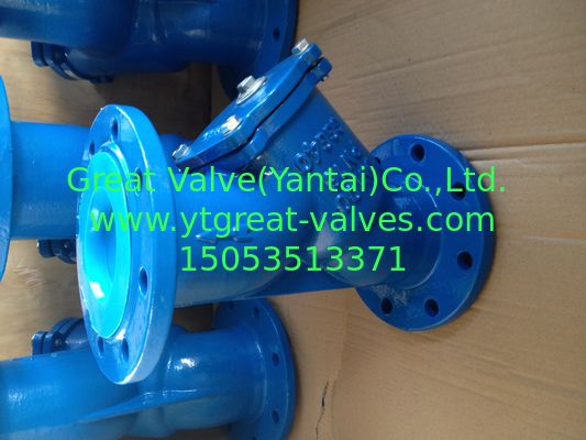 DIN Y strainer Flanged ends