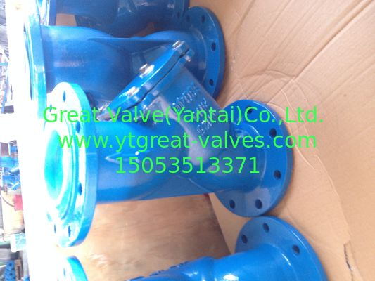 DIN Y strainer Flanged ends