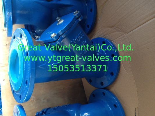 DIN Y strainer Flanged ends