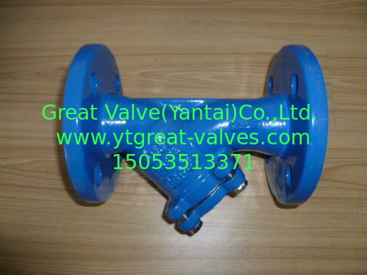 DIN Y strainer Flanged ends