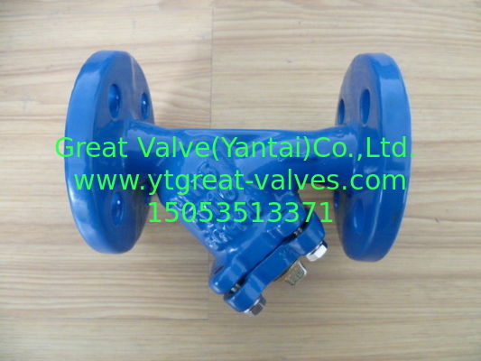 DIN Y strainer Flanged ends