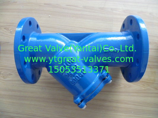 DIN Y strainer Flanged ends