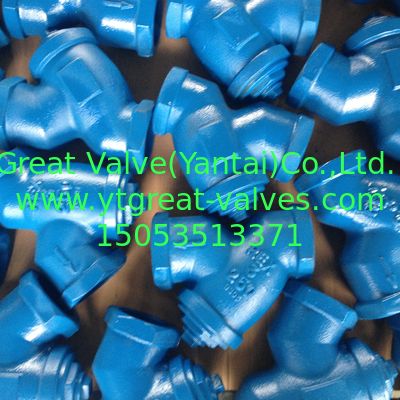 ANSI y strainer threaded ends