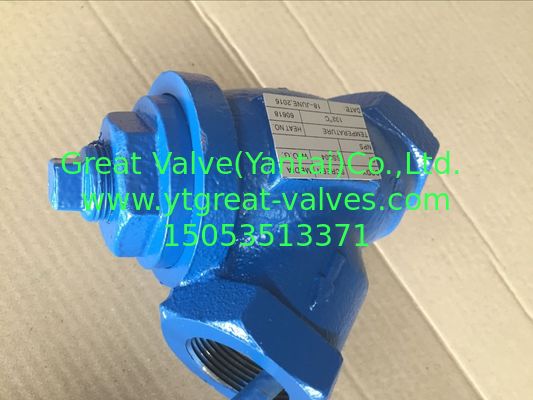 ANSI y strainer threaded ends