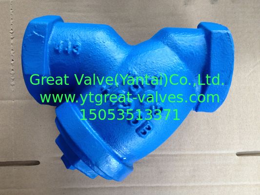 ANSI y strainer threaded ends