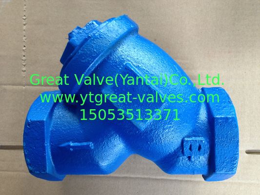 ANSI y strainer threaded ends