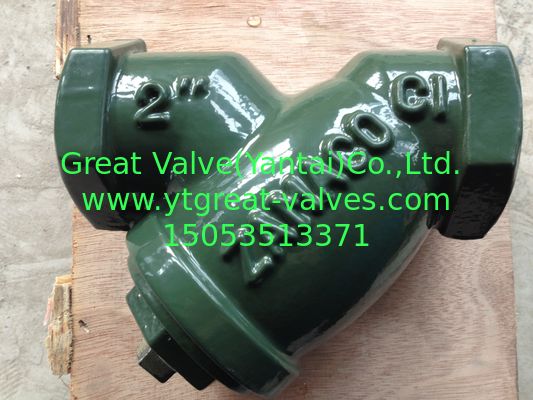 ANSI y strainer threaded ends