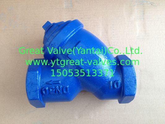 ANSI y strainer threaded ends