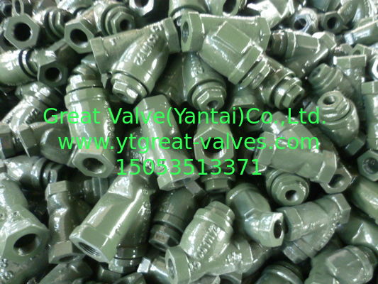 ANSI y strainer threaded ends