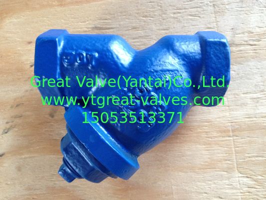 ANSI y strainer threaded ends