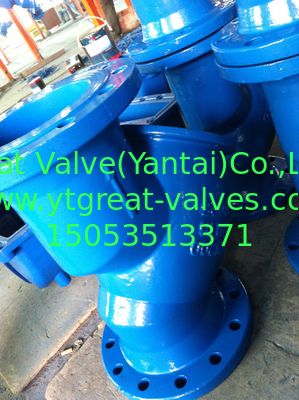 BS y strainer flanged ends