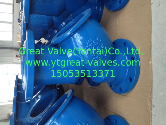BS y strainer flanged ends