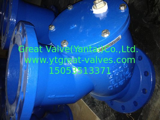 BS y strainer flanged ends