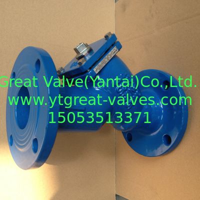 BS y strainer flanged ends
