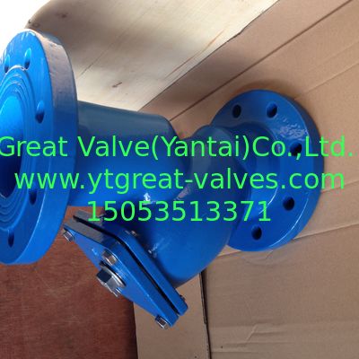 BS y strainer flanged ends