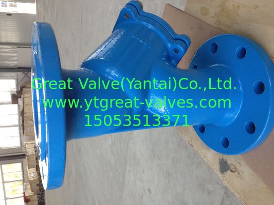 DIN y strainer flanged ends