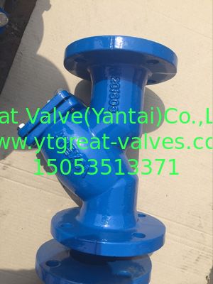 ANSI y strainer flanged ends