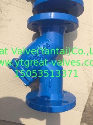 ANSI y strainer flanged ends