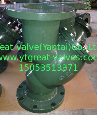 ANSI y strainer flanged ends